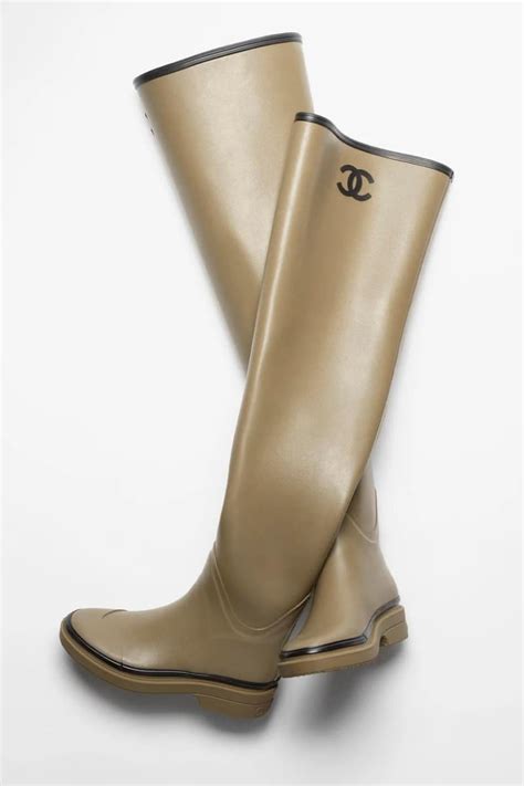 chanel rain boots 2015